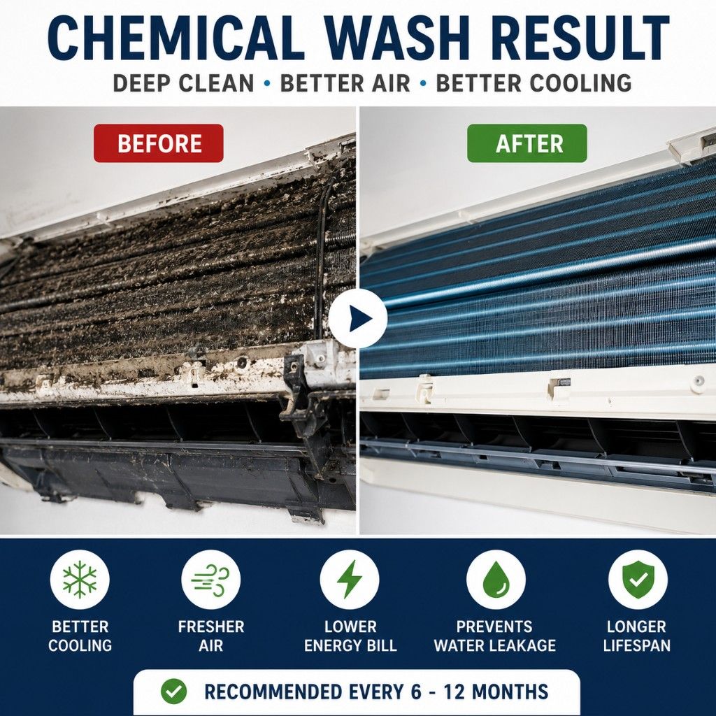 Chemical Wash Result