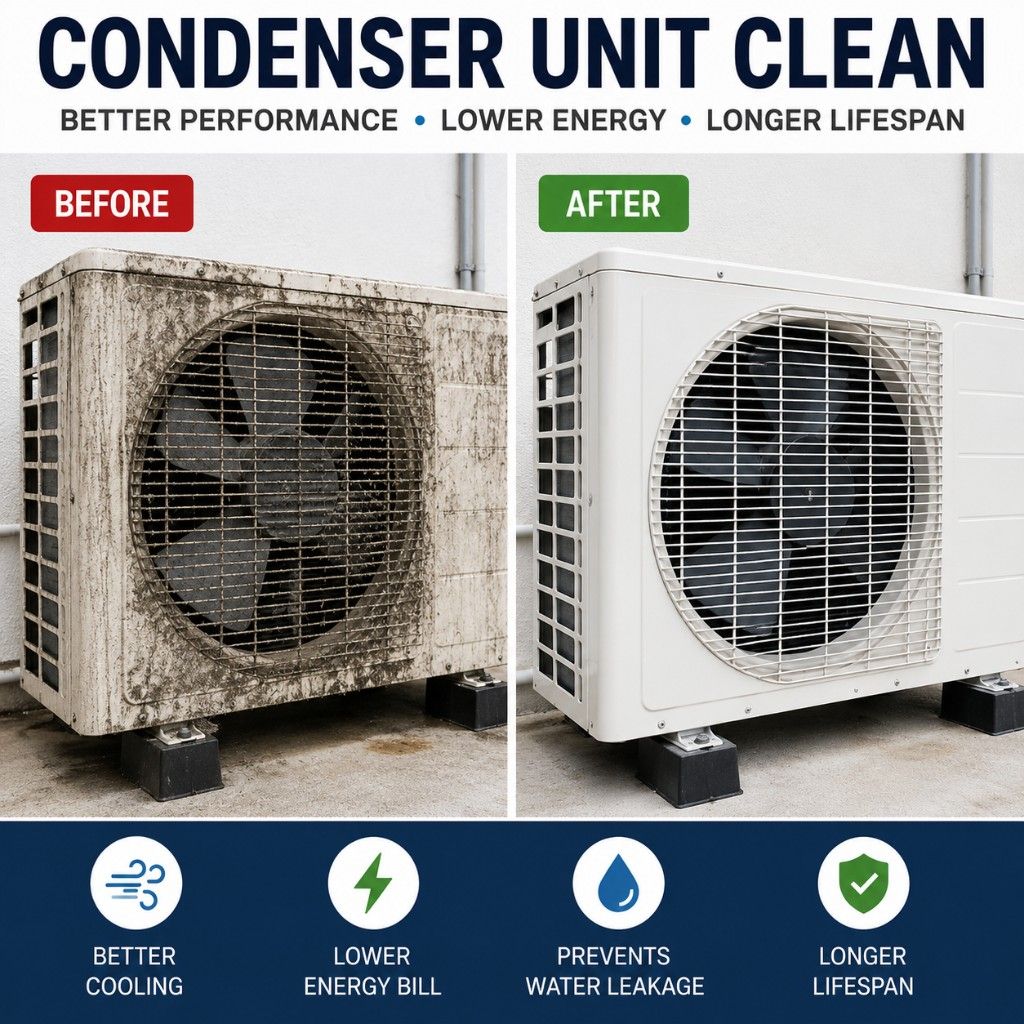 Condenser Unit Clean